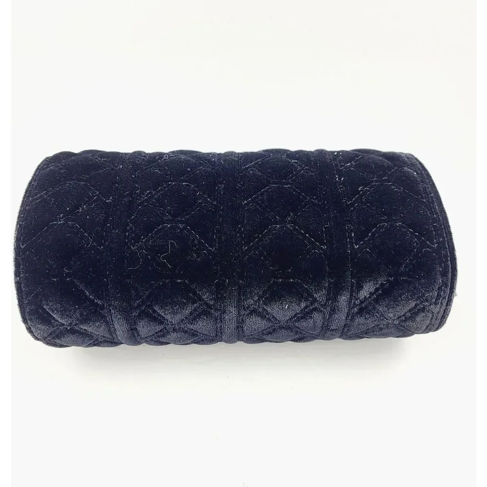 Kendall + Kylie Black Fold over‎ Pouch with Brush Organizer